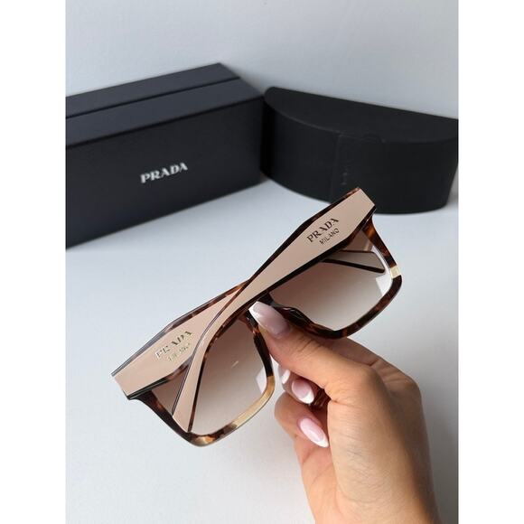 CNEW Prada PR24ZSF Sunglasses in Brown Powder - Picture 2 of 5